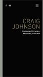 Mobile Screenshot of craigjohnsonmusic.com