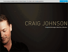 Tablet Screenshot of craigjohnsonmusic.com